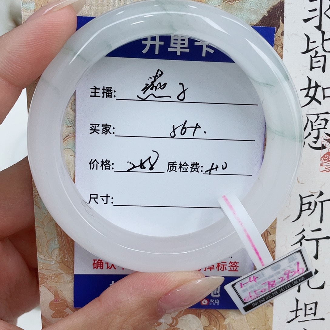 燕***子未镶嵌手镯石英质玉