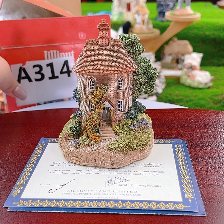 紫砂茶宠小房子微缩景观