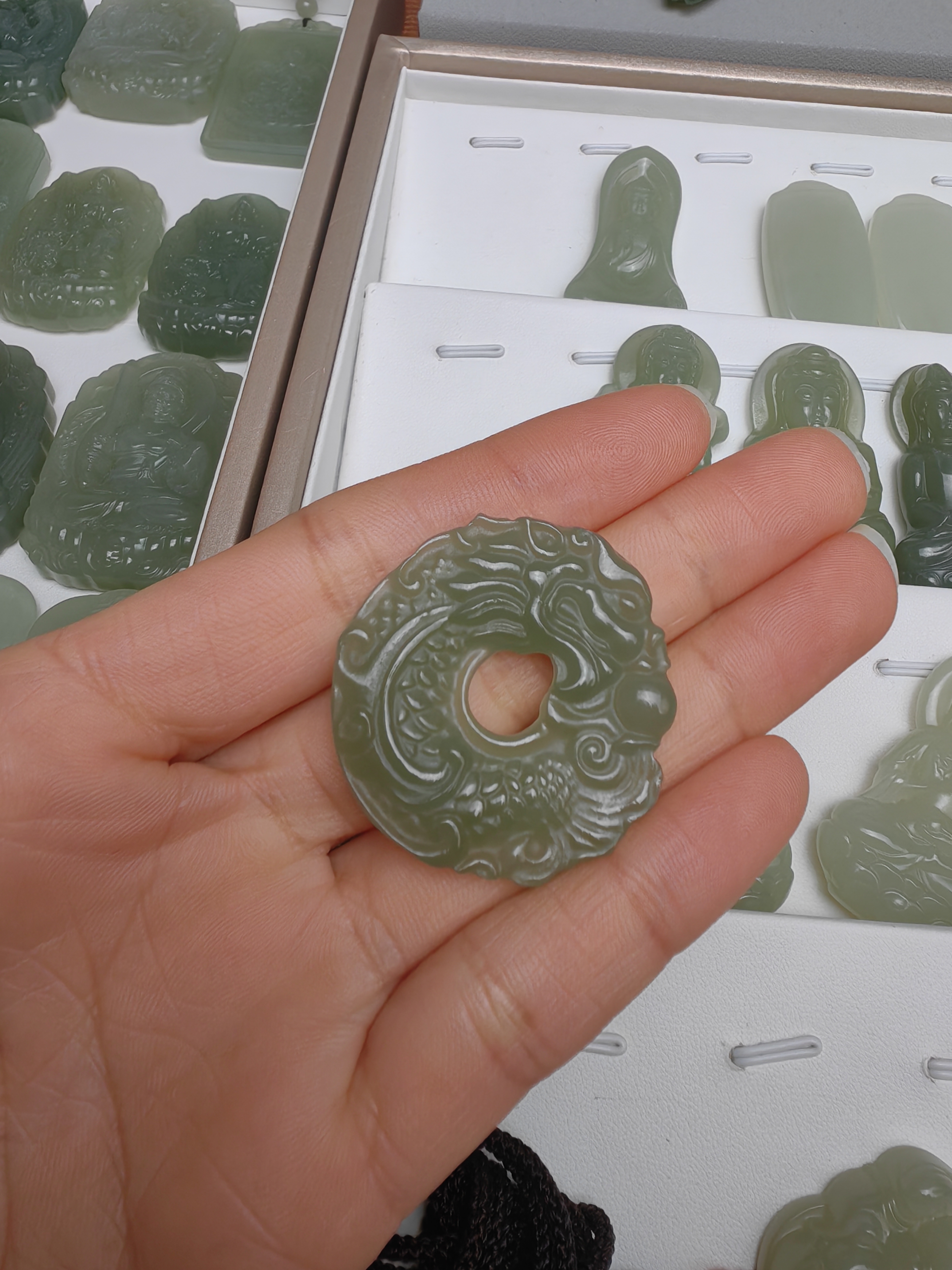 和田玉玉扣平安扣