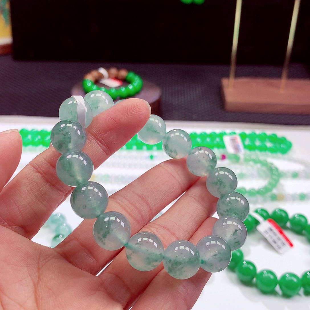 未镶嵌手链翡翠卡12.5
