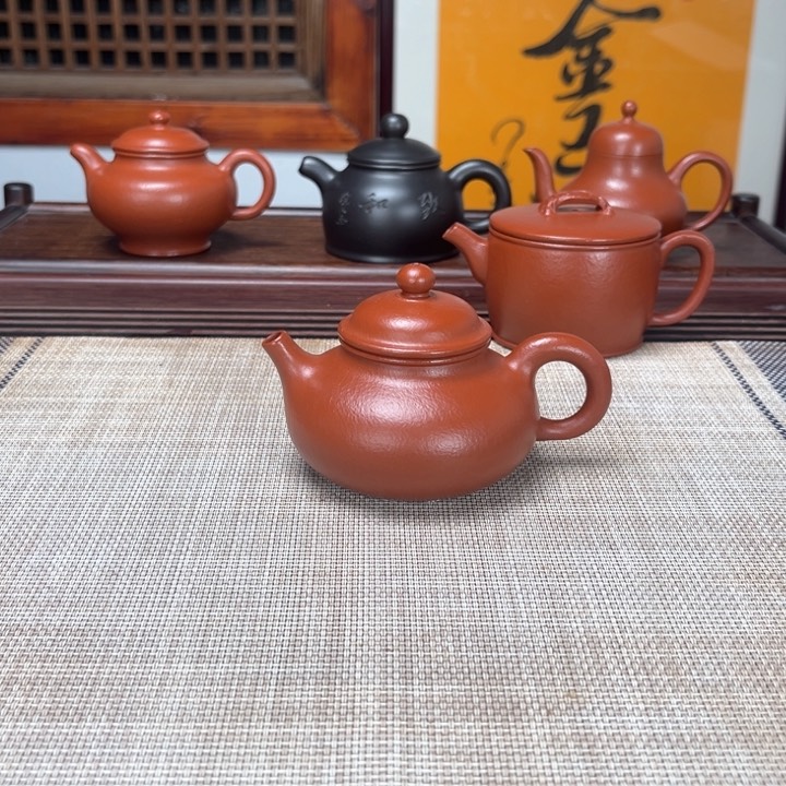 紫砂茶壶容天全手工