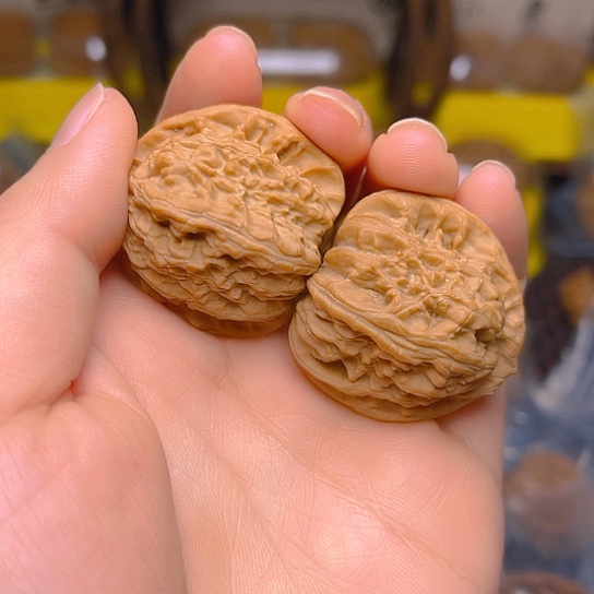 吊坠文玩核桃白狮子