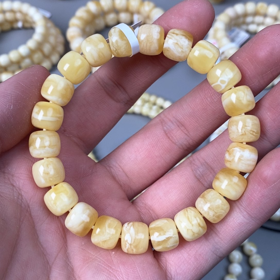 琥珀珠宝奇石未镶嵌10.5mm