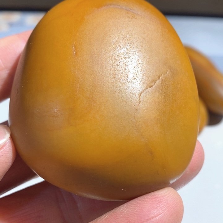 石英质玉（黄龙玉）手玩件未镶嵌