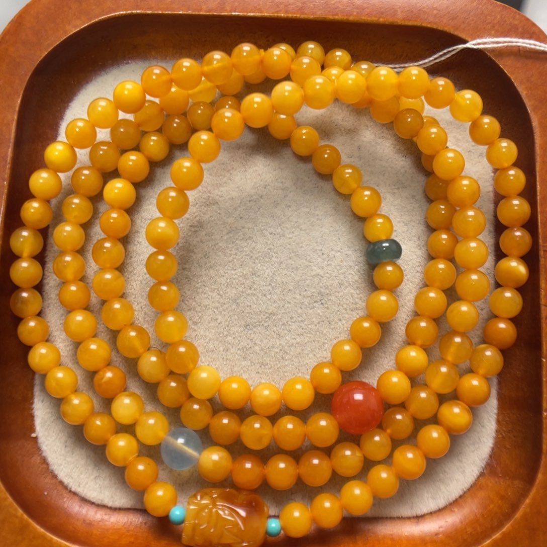 蜜蜡未镶嵌手链蜜蜡