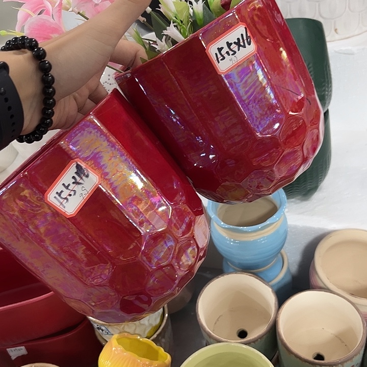 陶瓷花盆全场10包邮