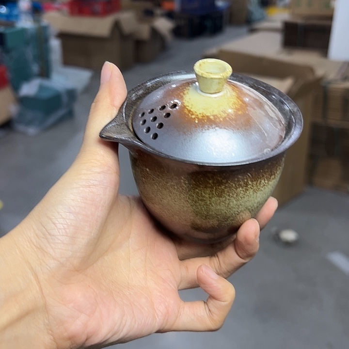 龙泉云间青瓷小米茶器