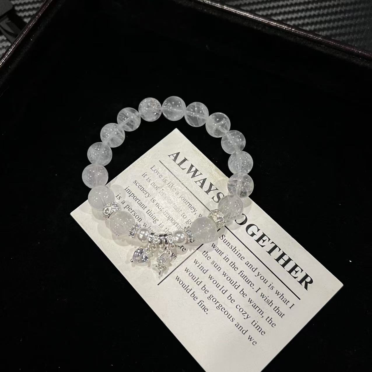 D303 10mm白幽灵设计款手串 多样性发一