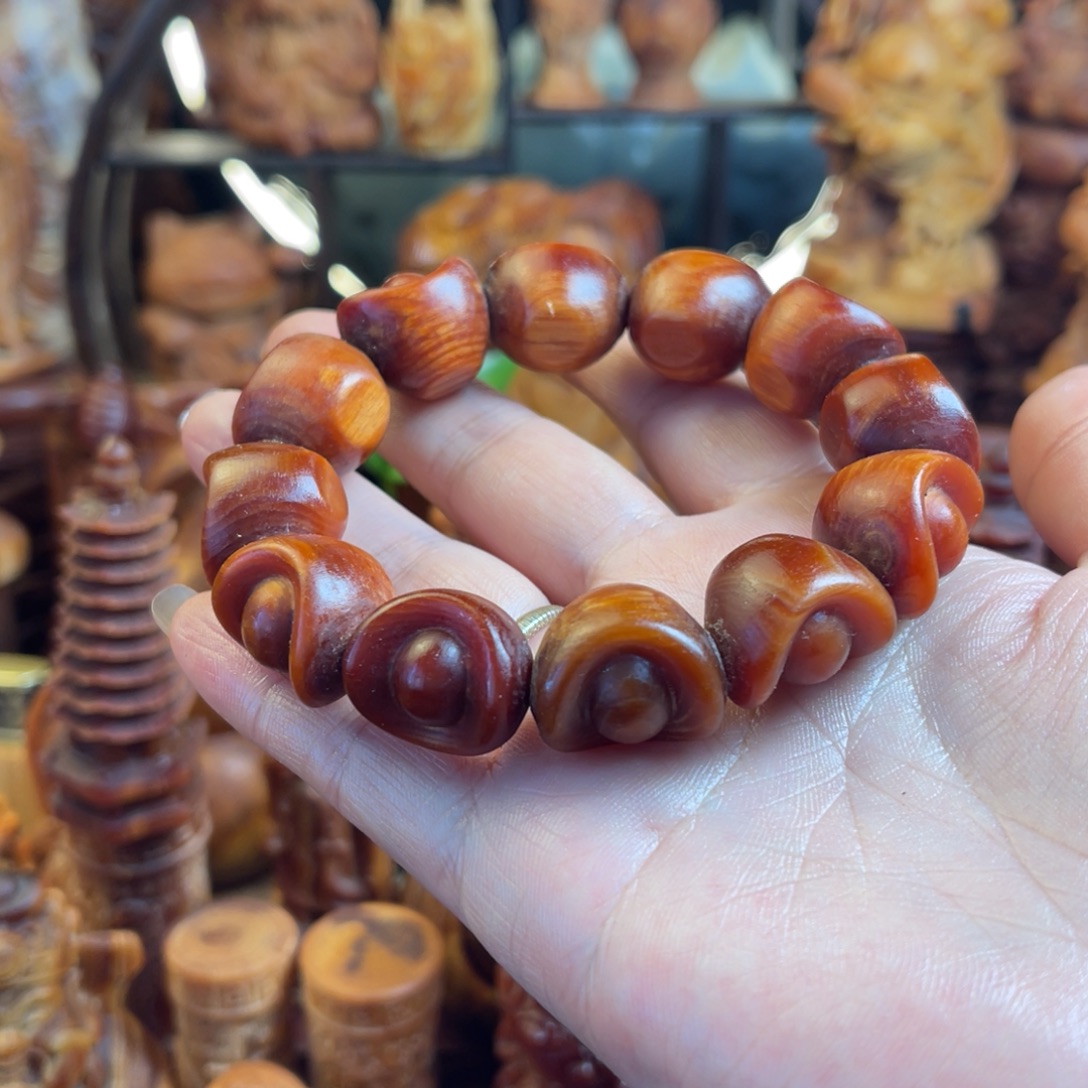 其他松木（琥珀木）元宝手串