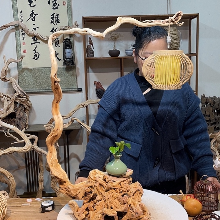 木杜鹃根根艺摆件8