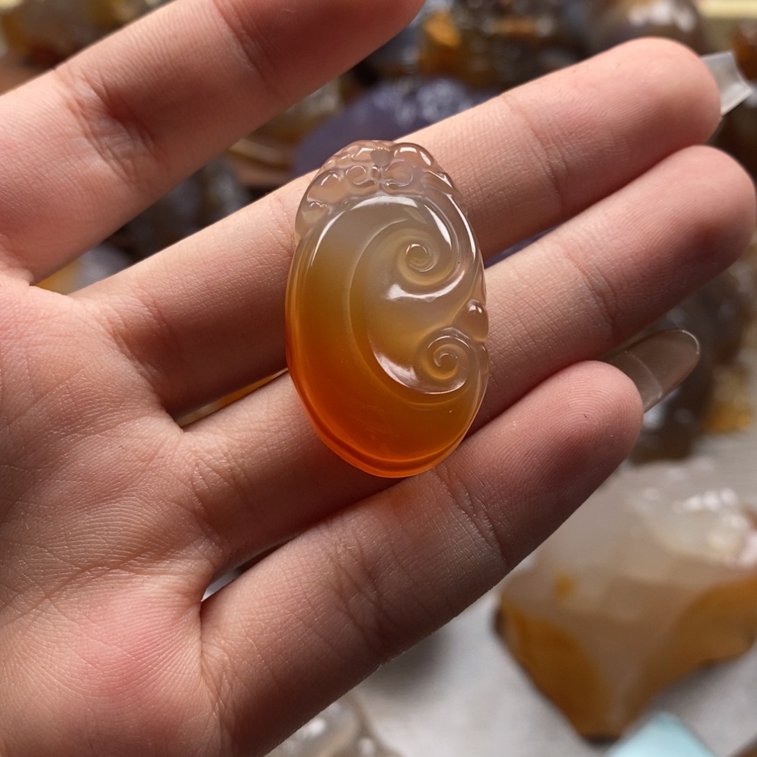 玛瑙/玉髓未镶嵌颈饰