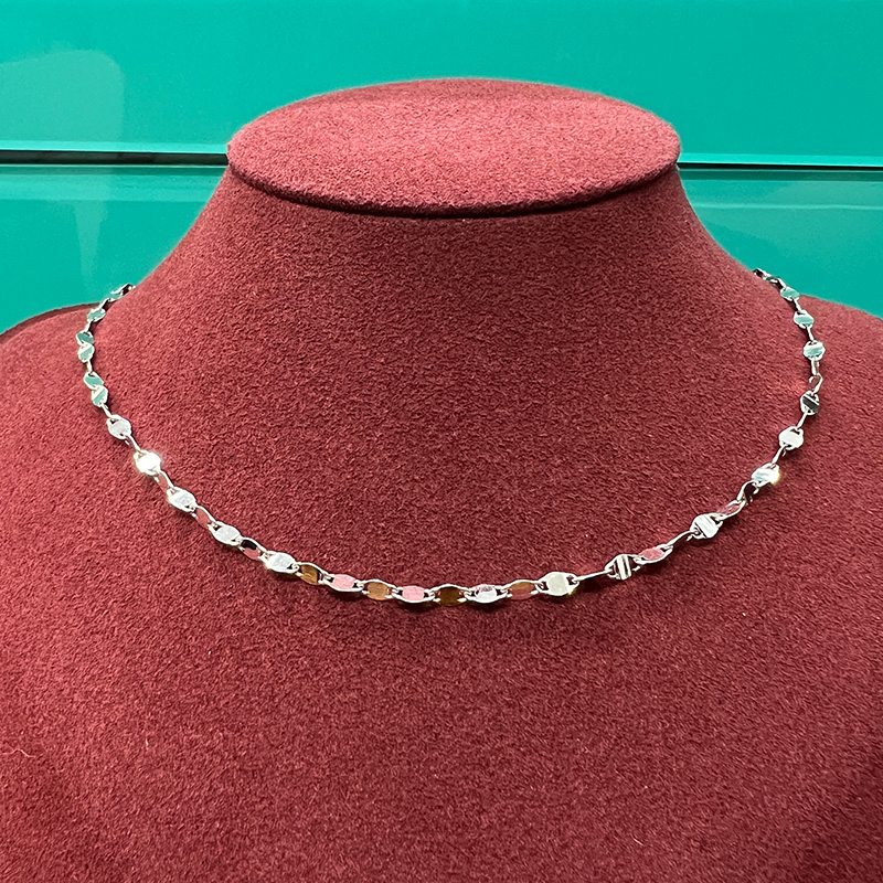 【中国珠宝】PT950项链瓦片项链铂金时尚项链33