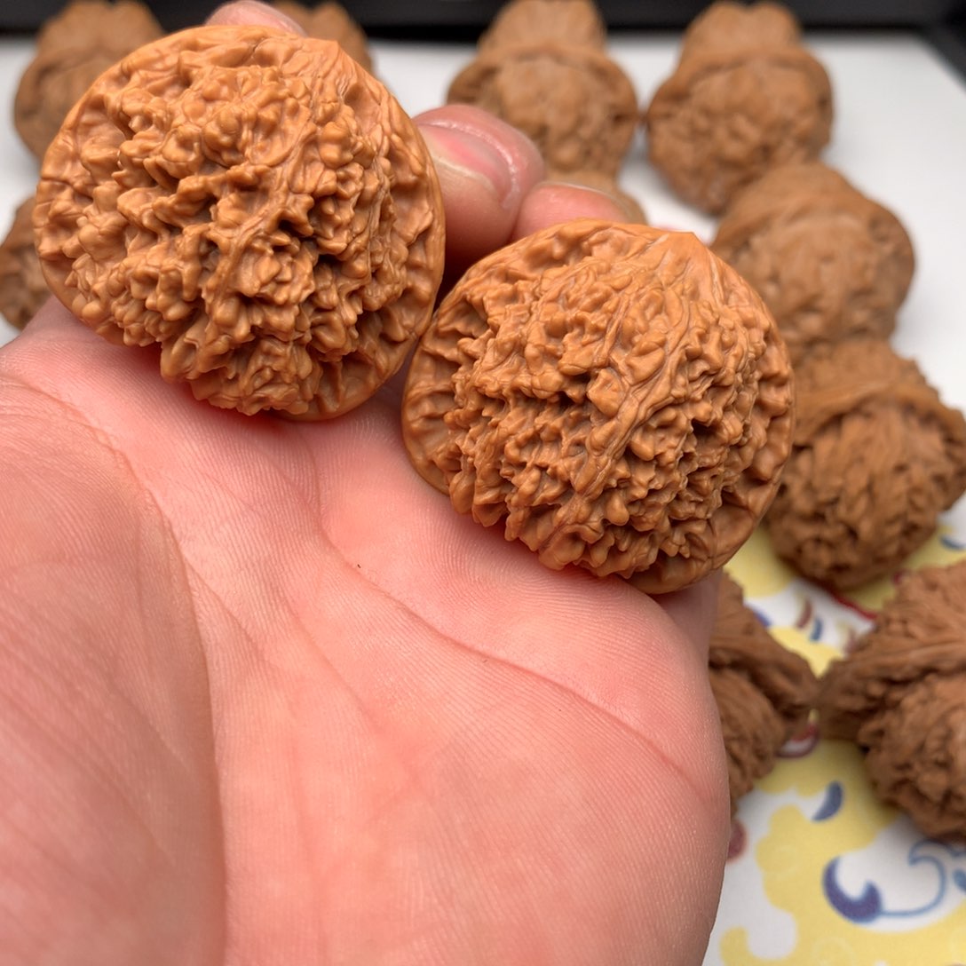 文玩核桃把件百花山42