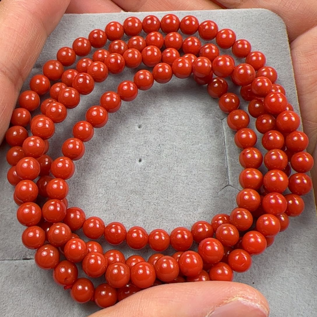 南红玛瑙珠子未镶嵌