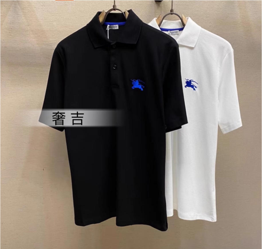 未使用 BURBERRY/博柏利 男士新款棉质刺绣战马标polo衫