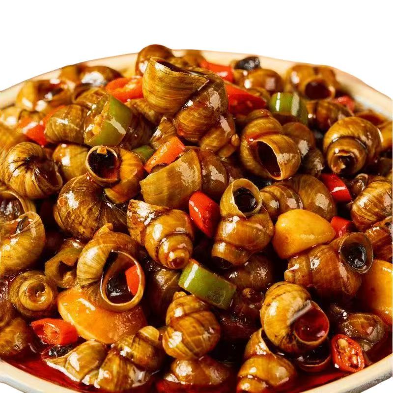 香辣麻辣爆汁开袋即食田螺嗦螺夜宵解馋儿时怀旧小零食下酒菜