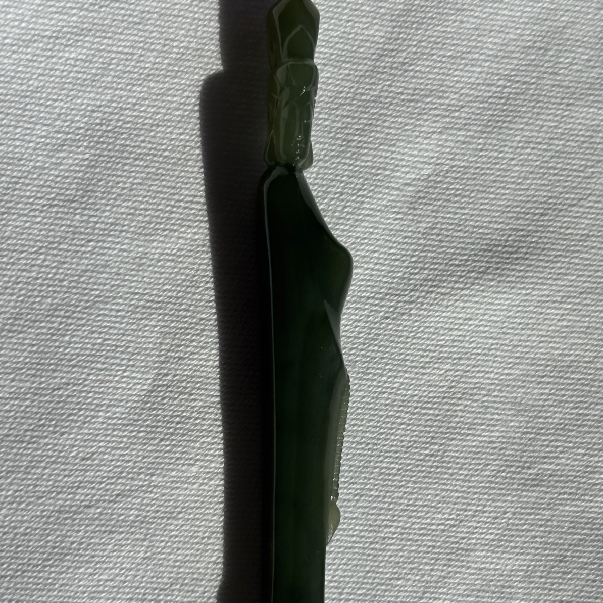 天然和田玉唐风观音大师工艺
