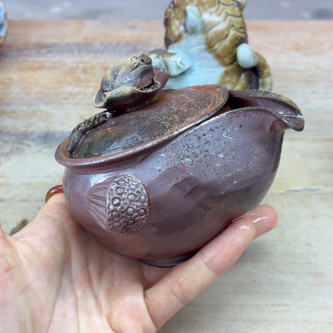 陶园柴烧精品好货145失圆