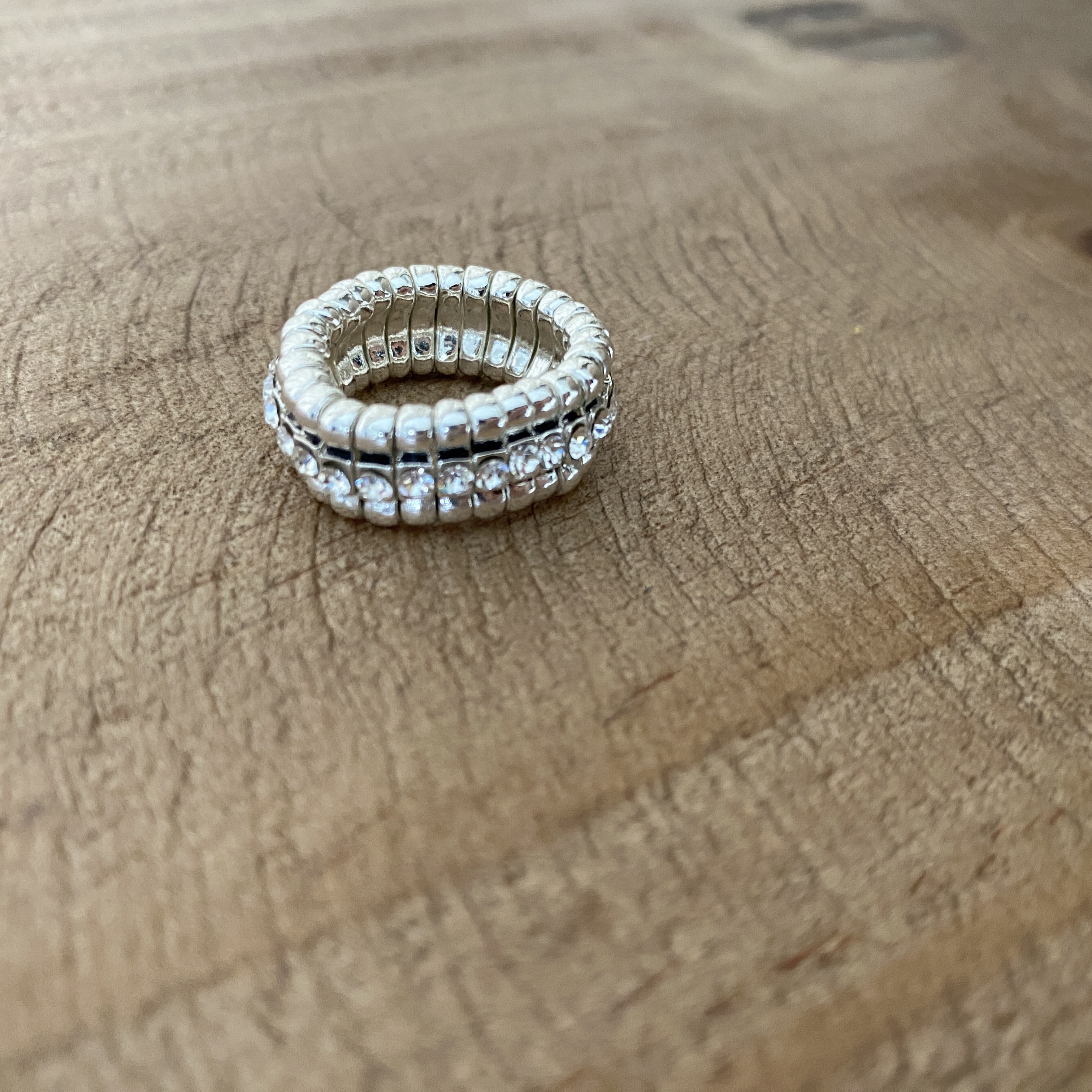 铜合金戒指 2025夏季新款简约可调节复古多层指环戒指2ED3003