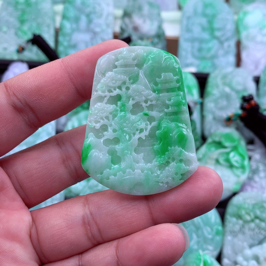 翡翠吊坠(不含链)未镶嵌