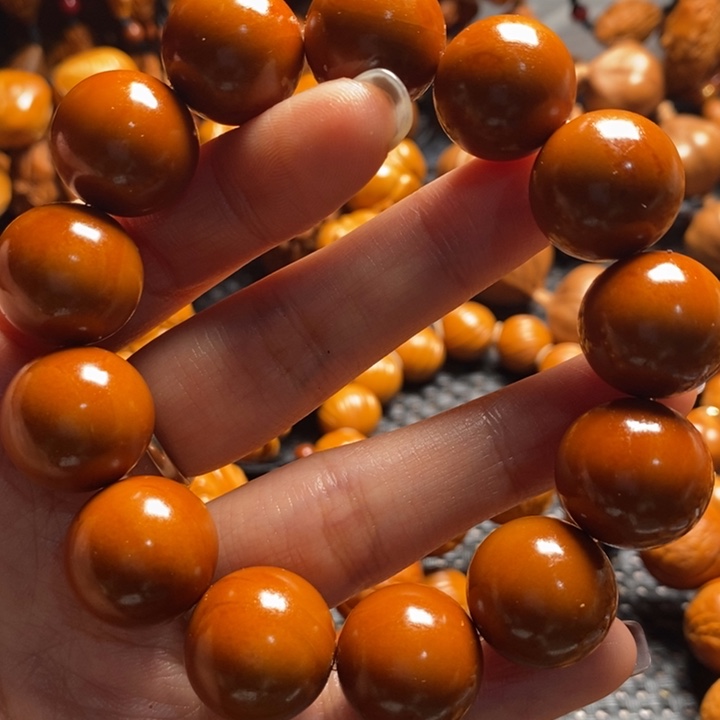 吊坠橄榄核正圆光珠