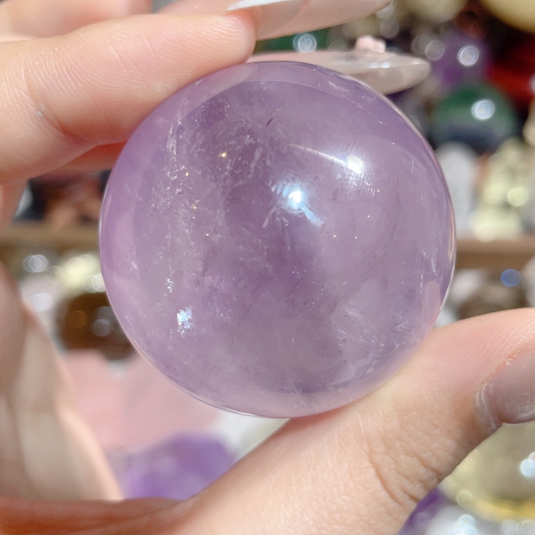 薰衣草紫晶未镶嵌水晶