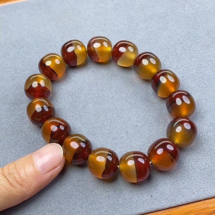 好***了玛瑙/玉髓手链未镶嵌