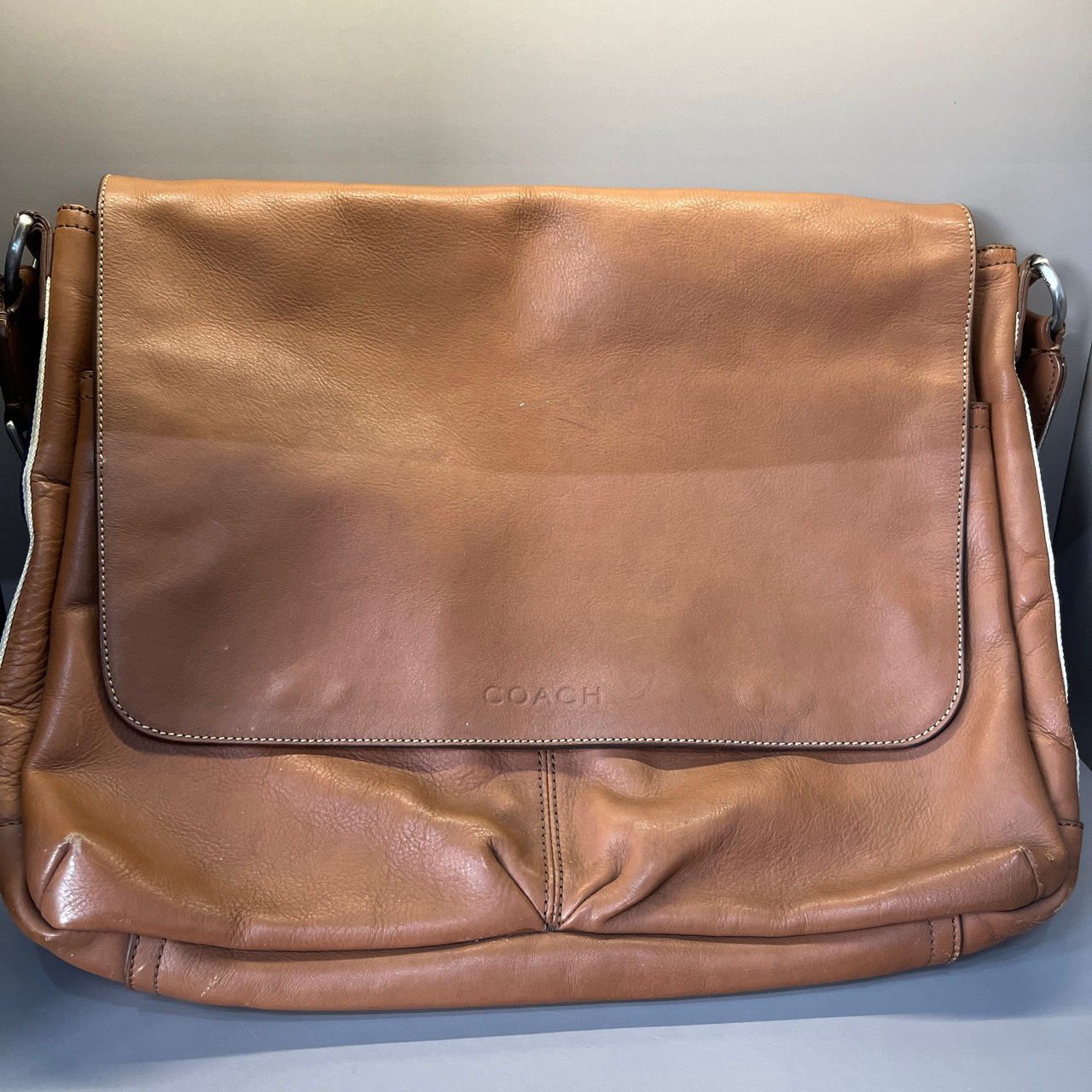 95新 COACH/蔻驰 棕色单肩包 95新 公价5600 863244