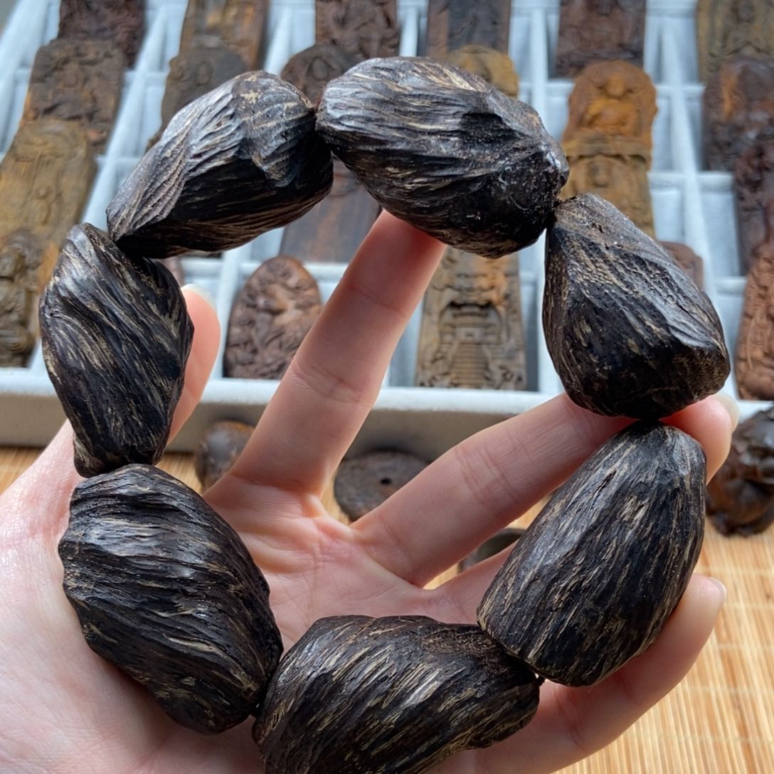 香榧木海南原料手串2.5