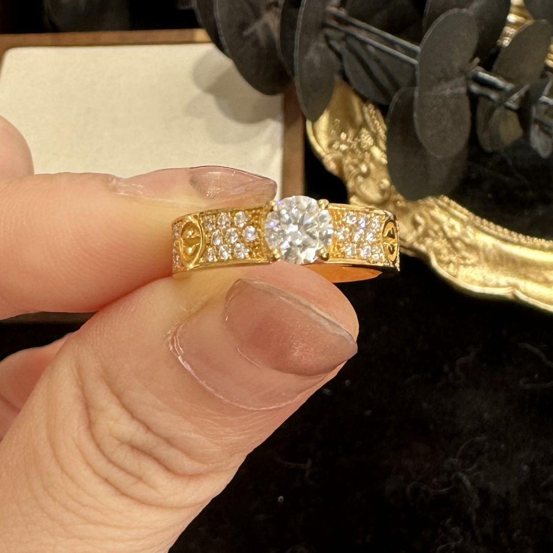 足金999 黄金5G工艺 戒指