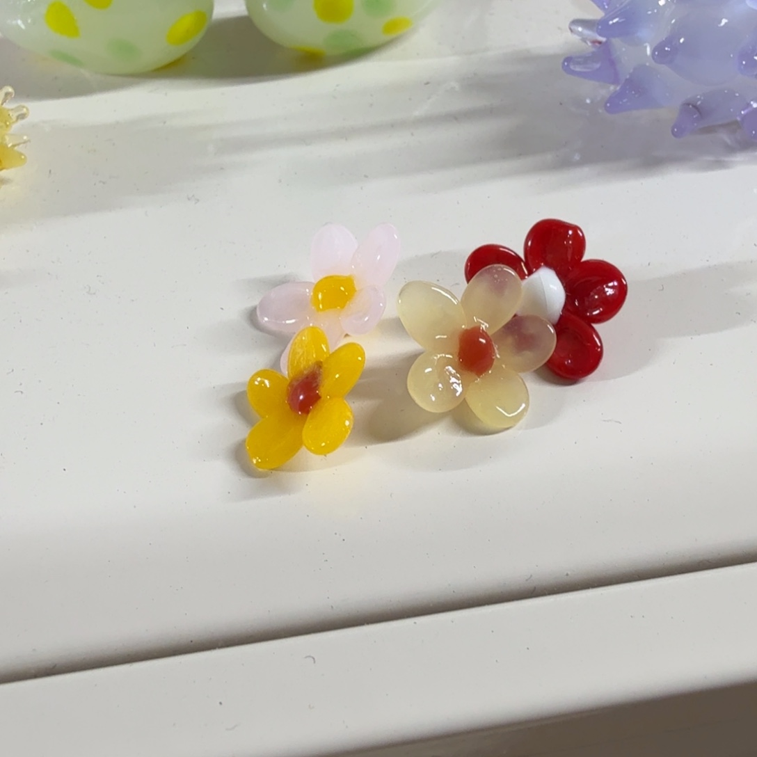 丝***手工艺品琉璃四个小花