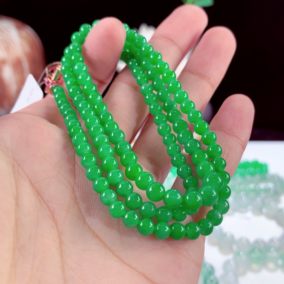 未镶嵌翡翠手链卡4.5-6mm