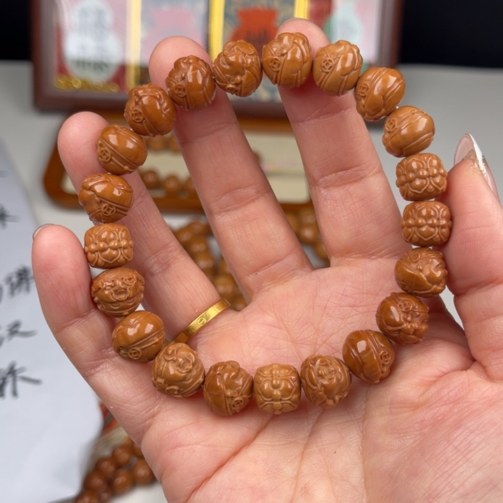 手串猴头核桃微瑕财神