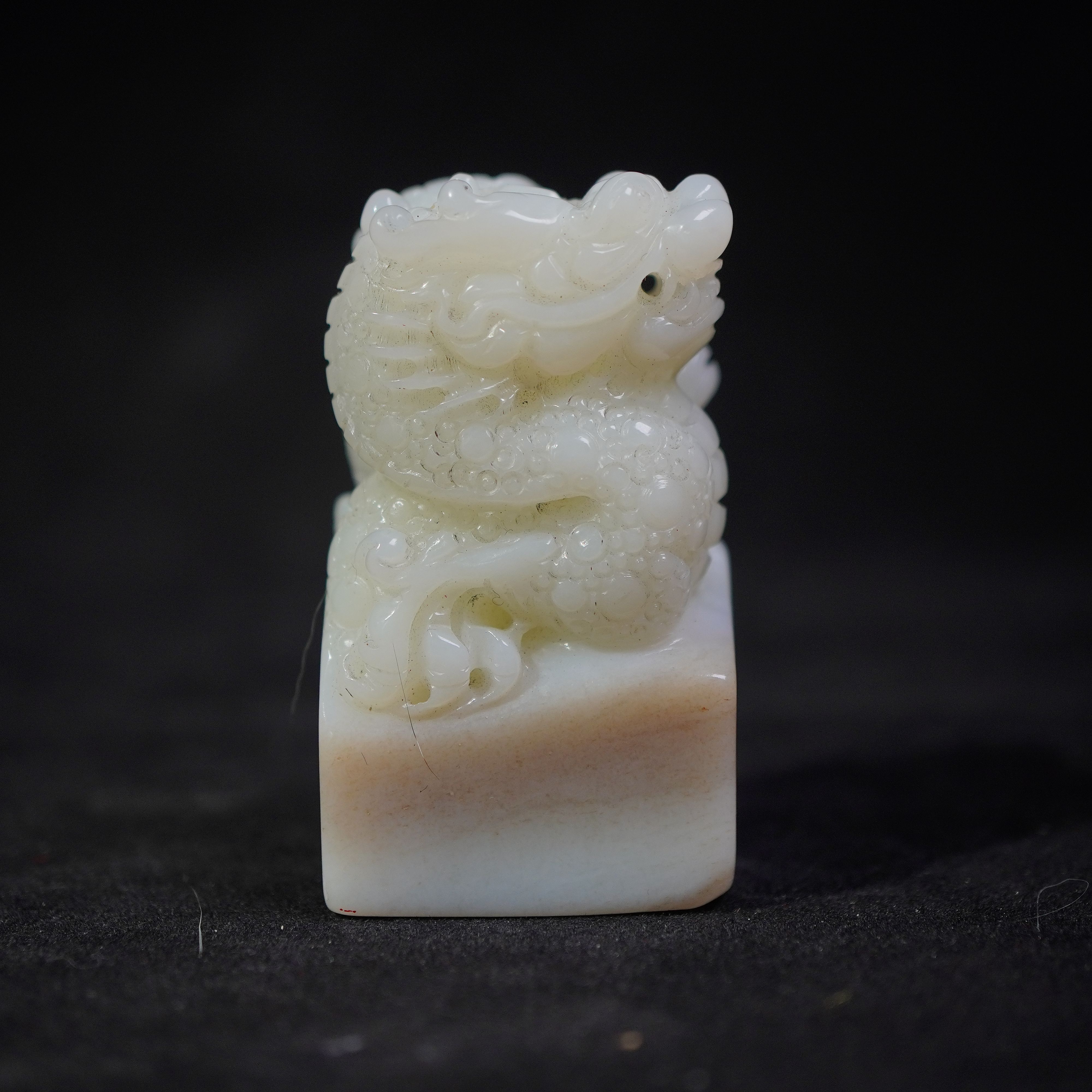 17N8  清  和田玉印章