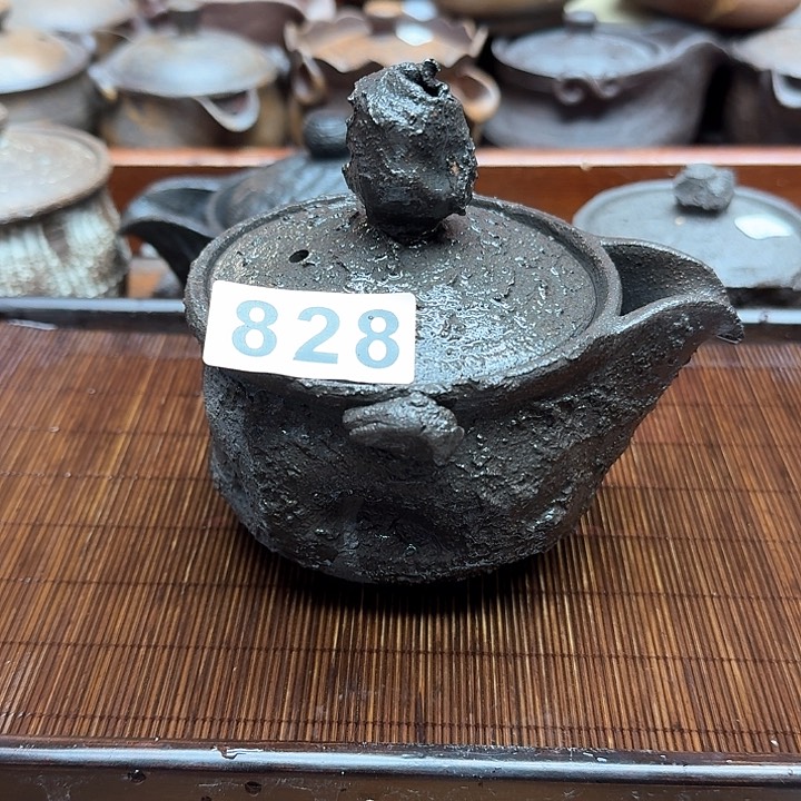 纯手工制作粗陶茶具