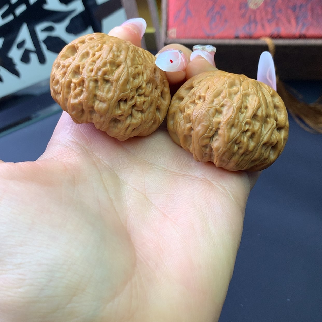 【闪购商品】文玩核桃把件铁锤42