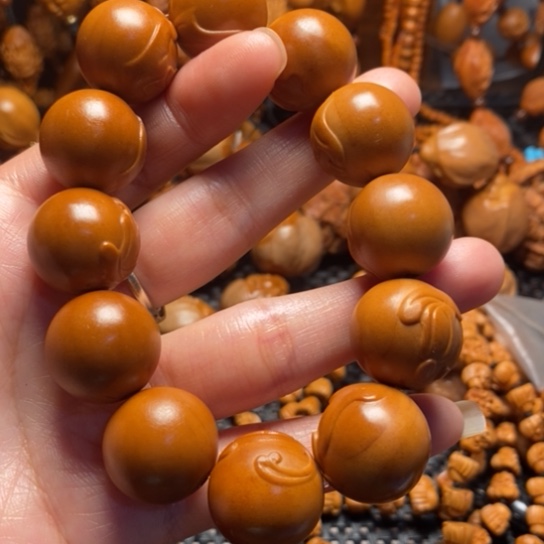 橄榄核吊坠光珠无相佛