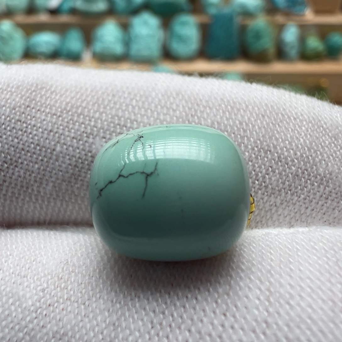 绿松石未镶嵌配饰9.8*11.1