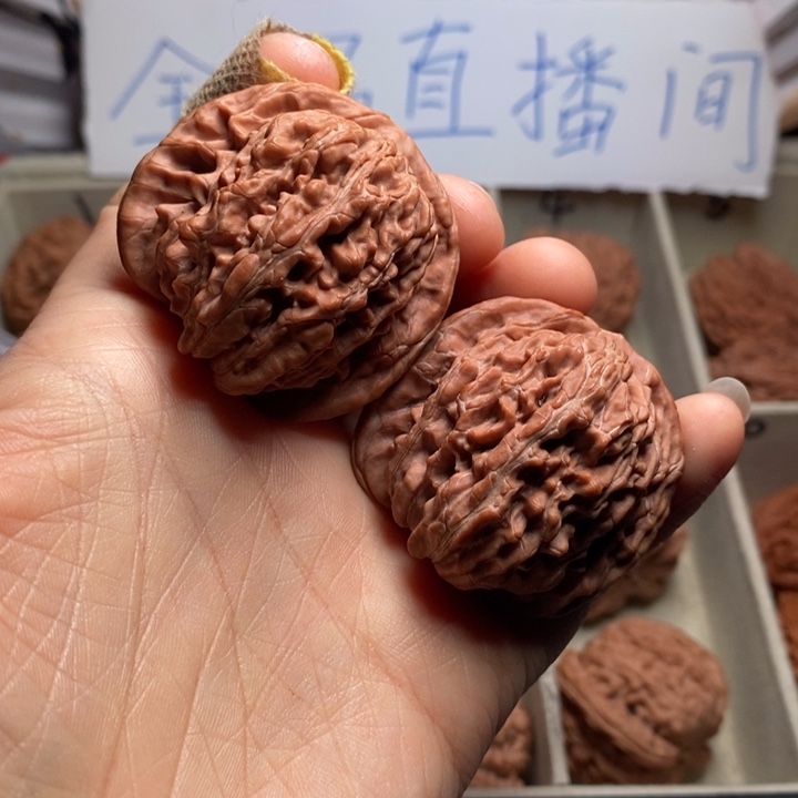 文玩核桃吊坠四座楼