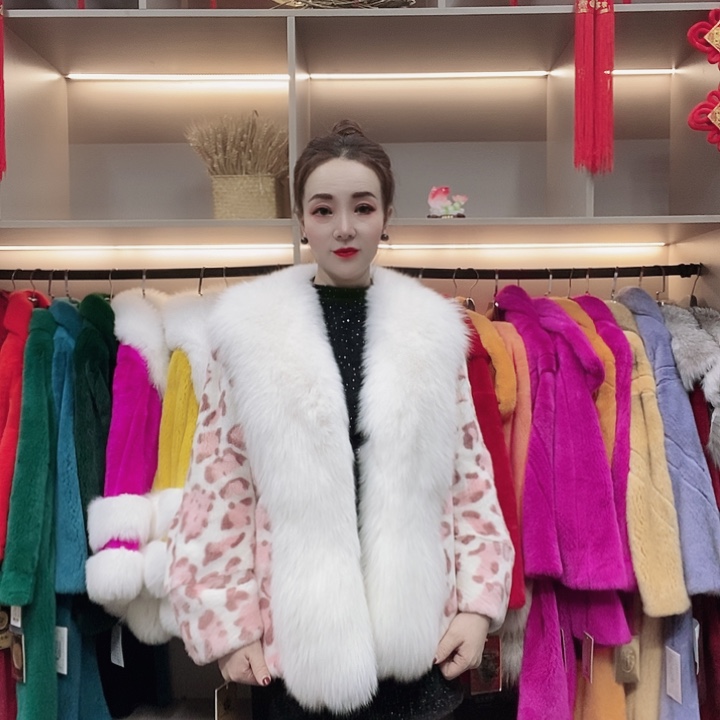 进口整版水貂皮大衣