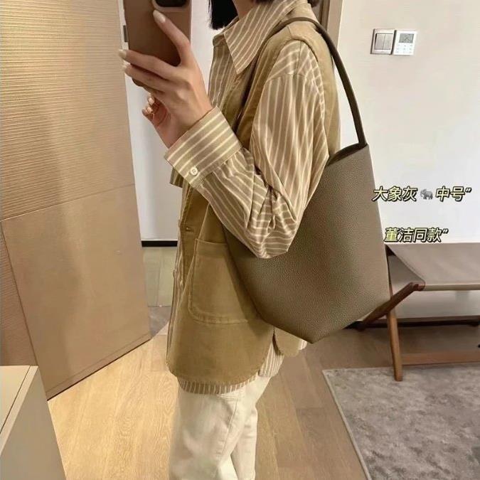 慵懒风手提包水桶包女LS-2