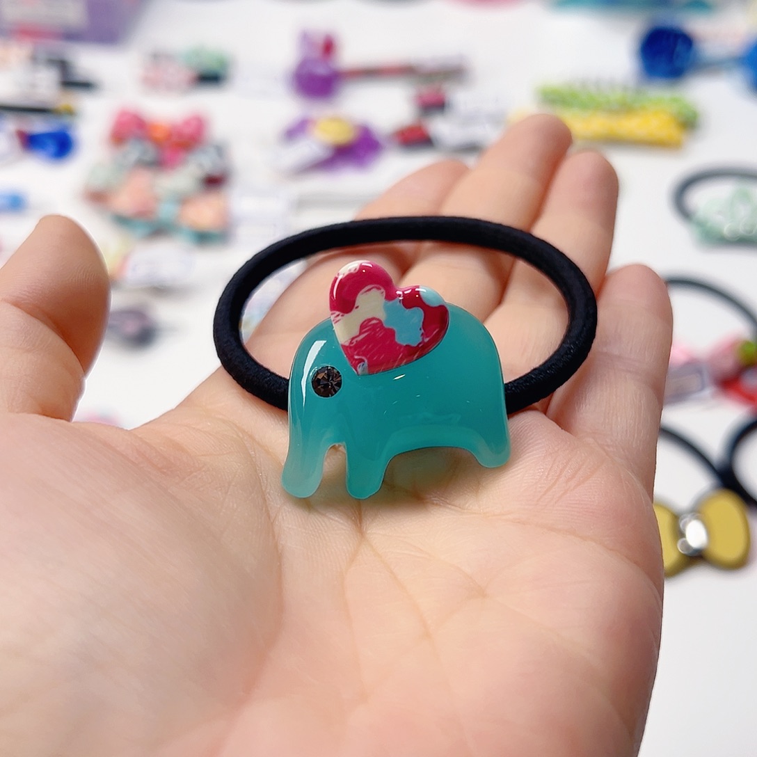 儿童蓝大象发圈韩国