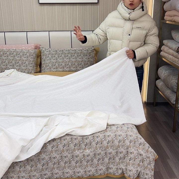 全棉提花面料纯白色2.2米