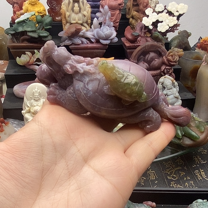 石英质玉未镶嵌吊坠(不含链)