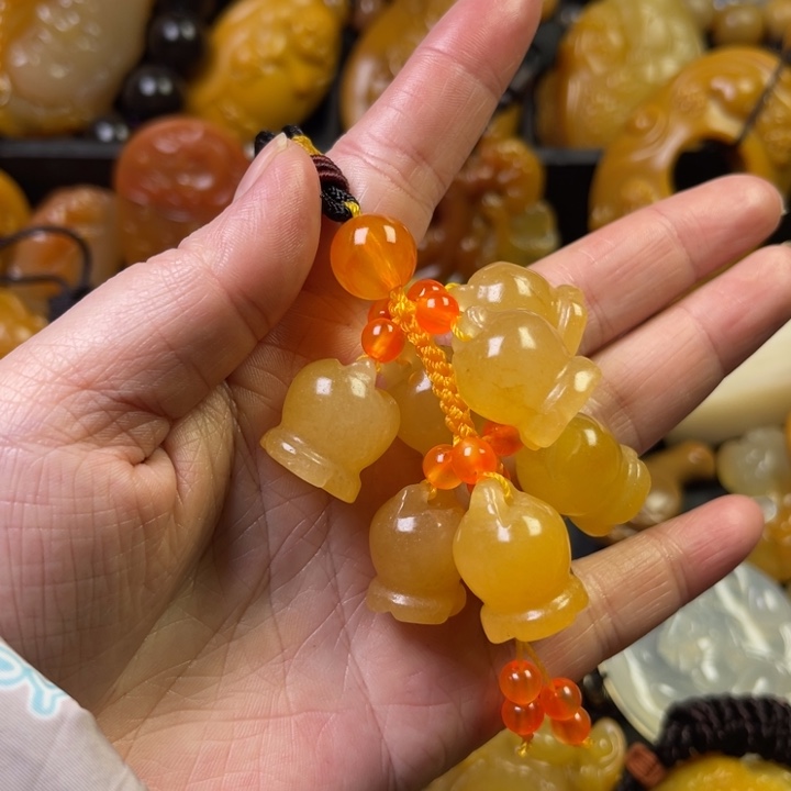 石英质玉吊坠(不含链)未镶嵌鹿*