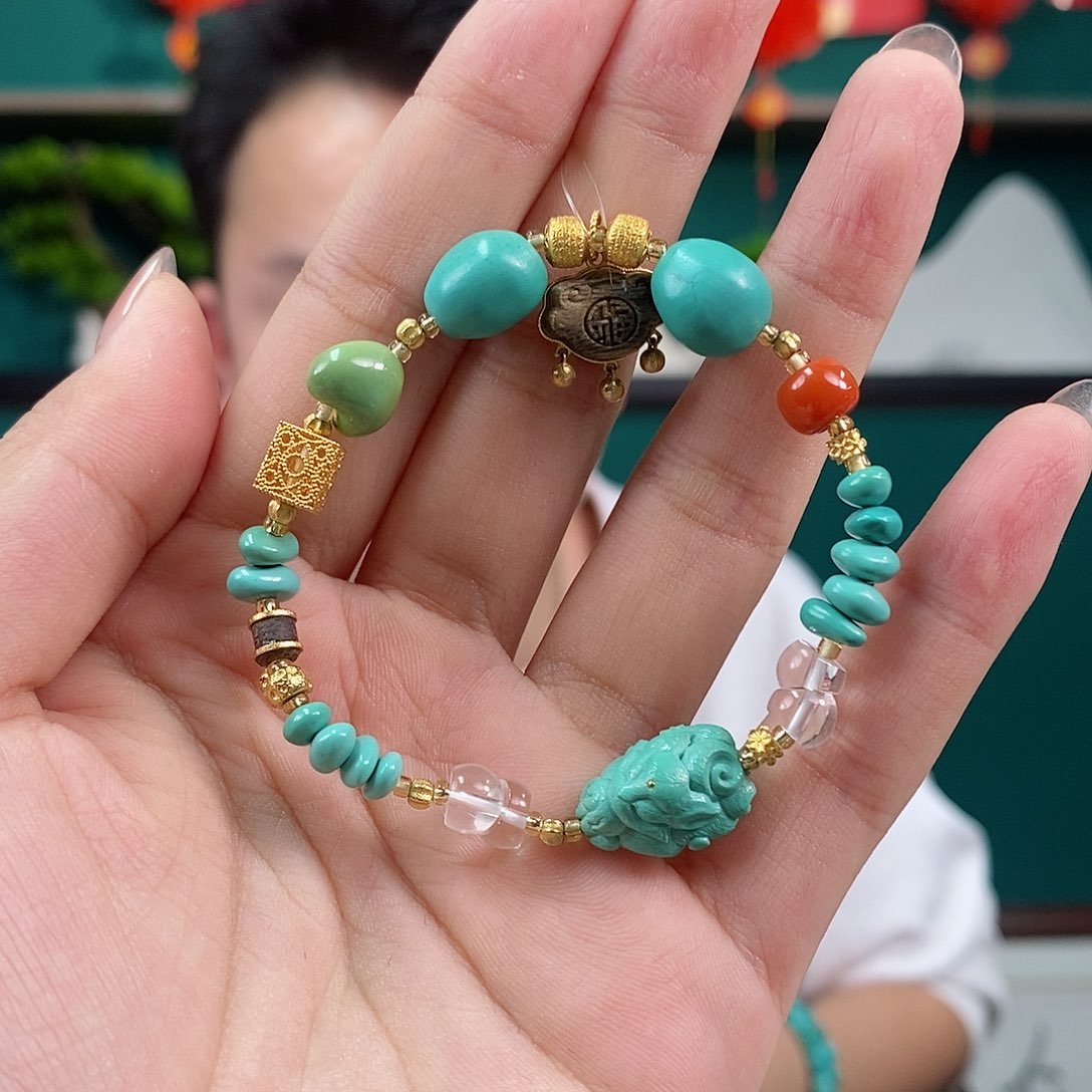 绿松石珠宝奇石未镶嵌