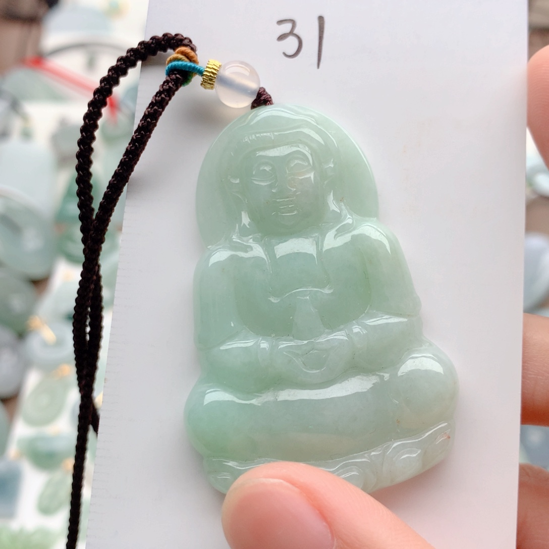 颈饰未镶嵌翡翠吊坠