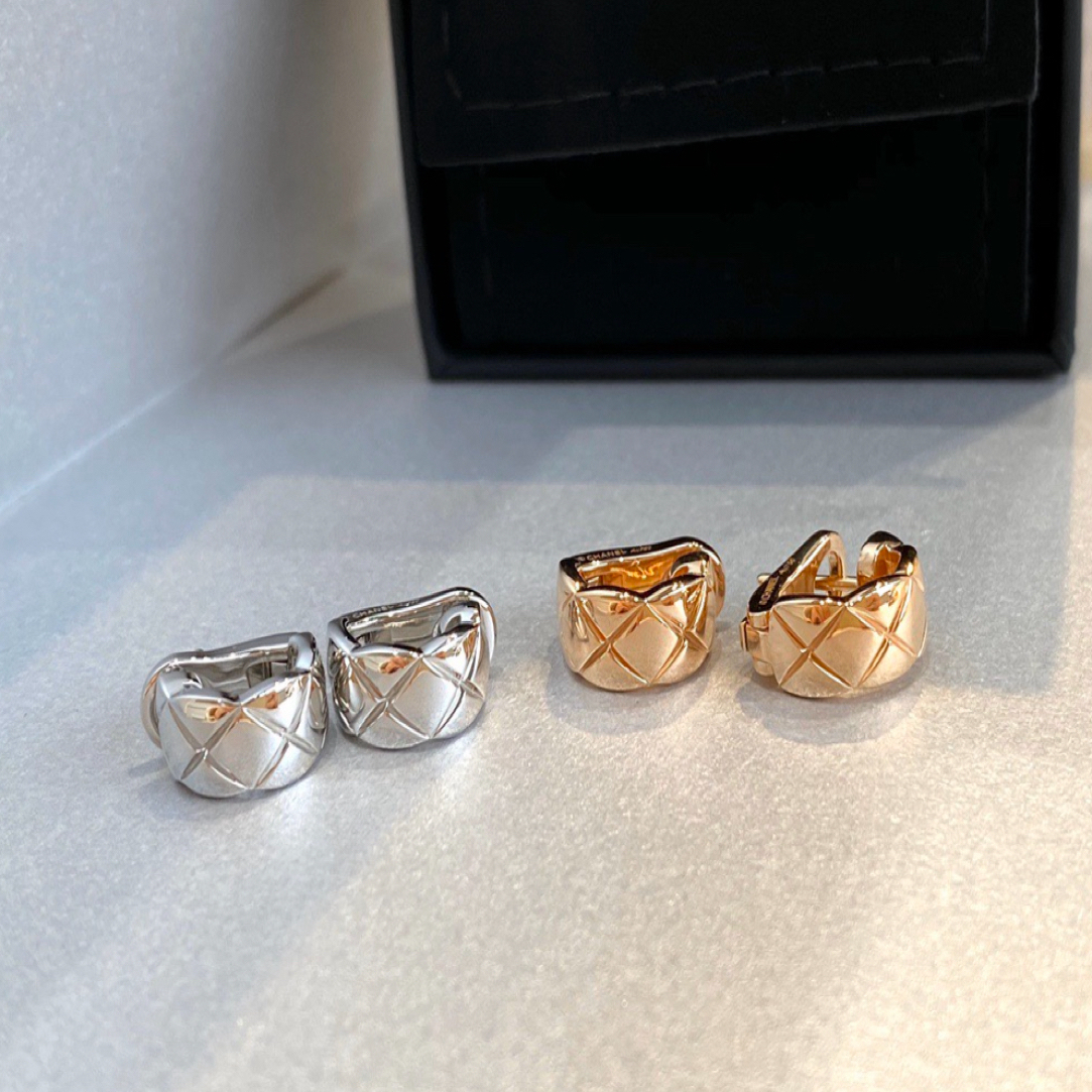 925银耳饰 小香耳圈耳拍气质小香风百搭时尚经典ins简约耳环小众