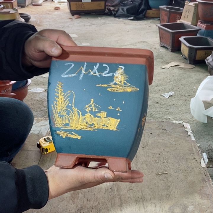 紫砂花盆紫砂紫砂