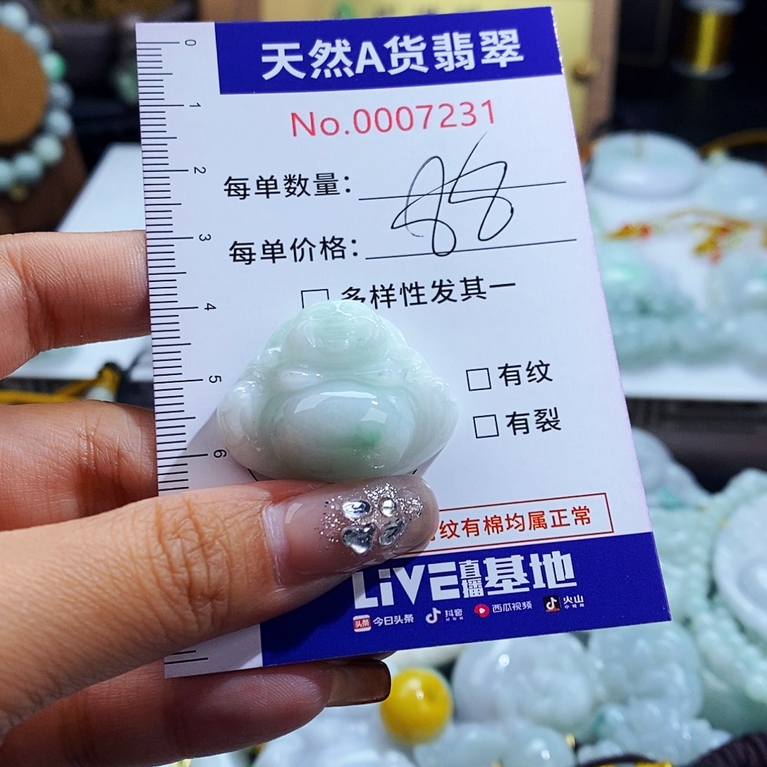 翡翠未镶嵌毛衣链7231